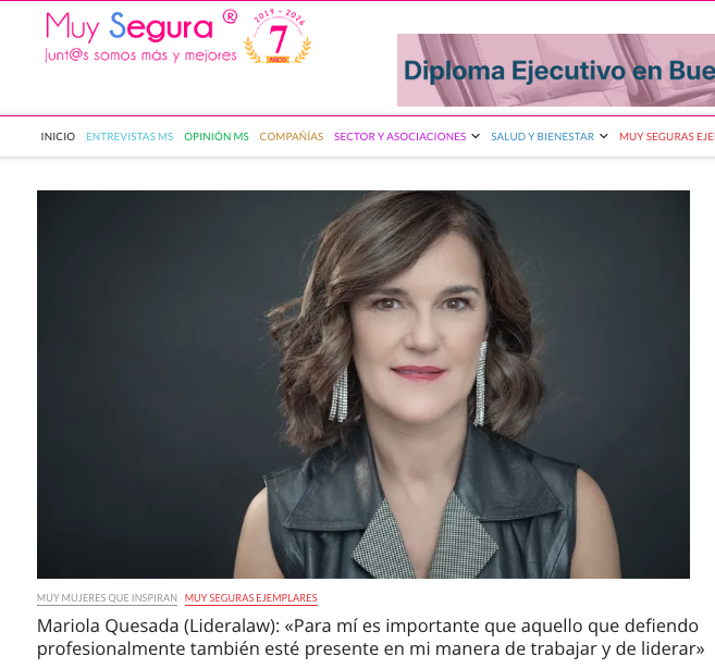 Mariola Quesada en Muy Segura